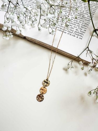 Collier à pampilles rondes