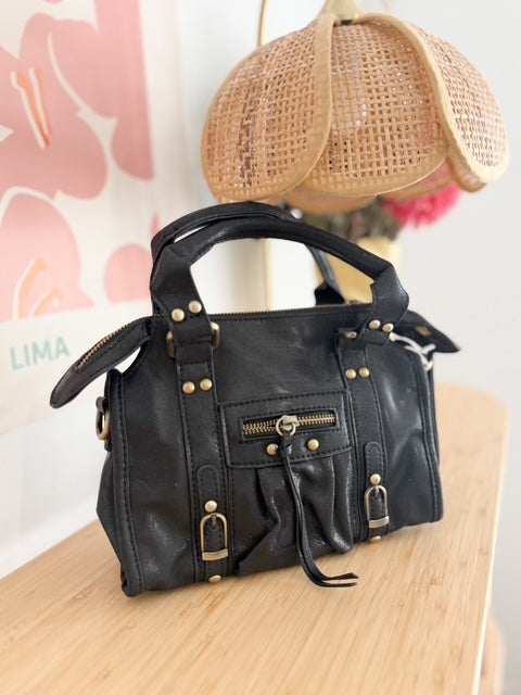Sac boho vintage noir