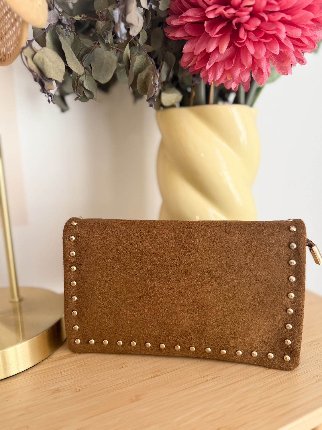 sac marc clouté marron