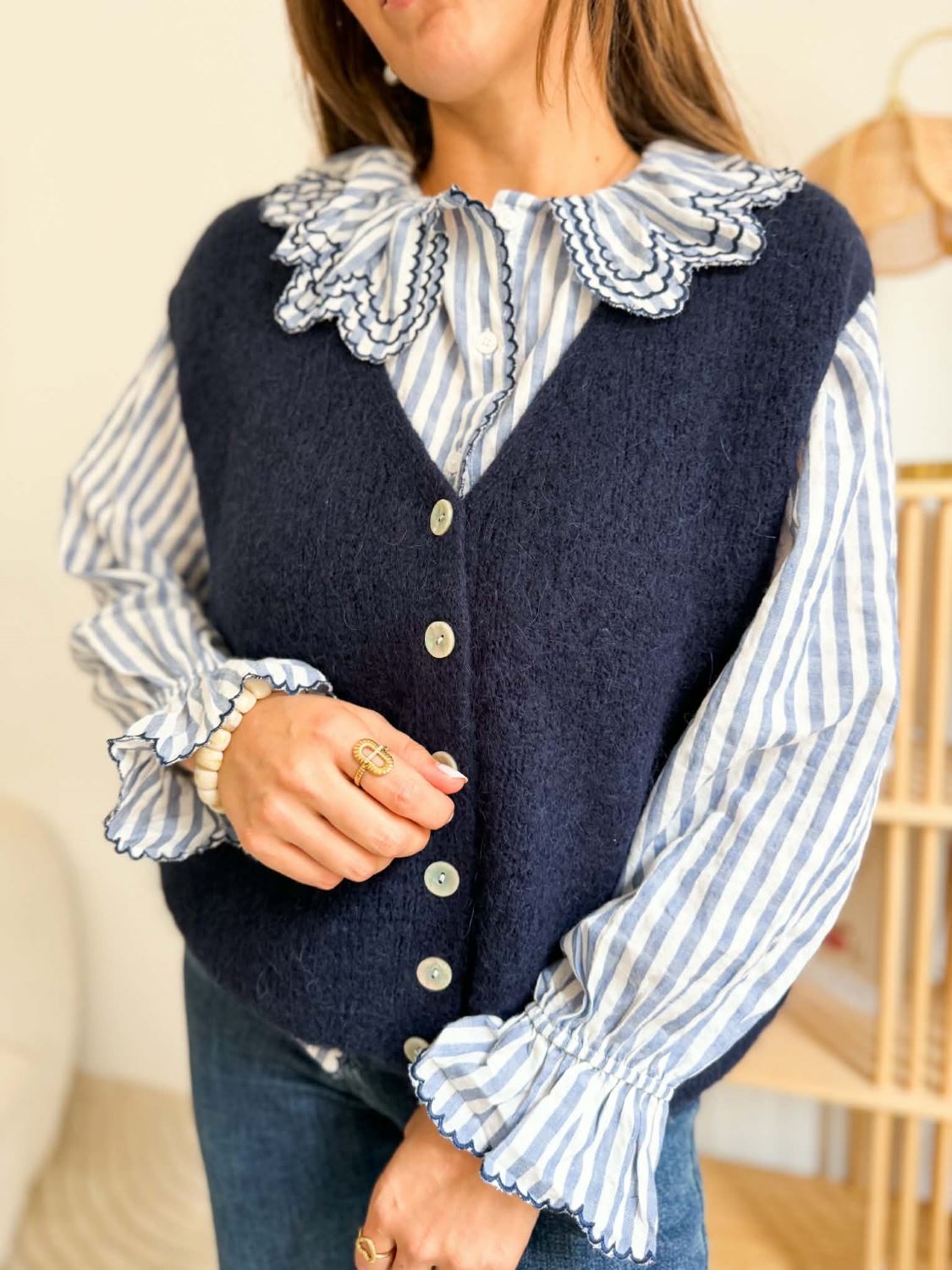 Gilet Pinot - Bleu marine