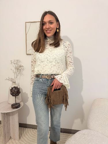 Blouse dentelle