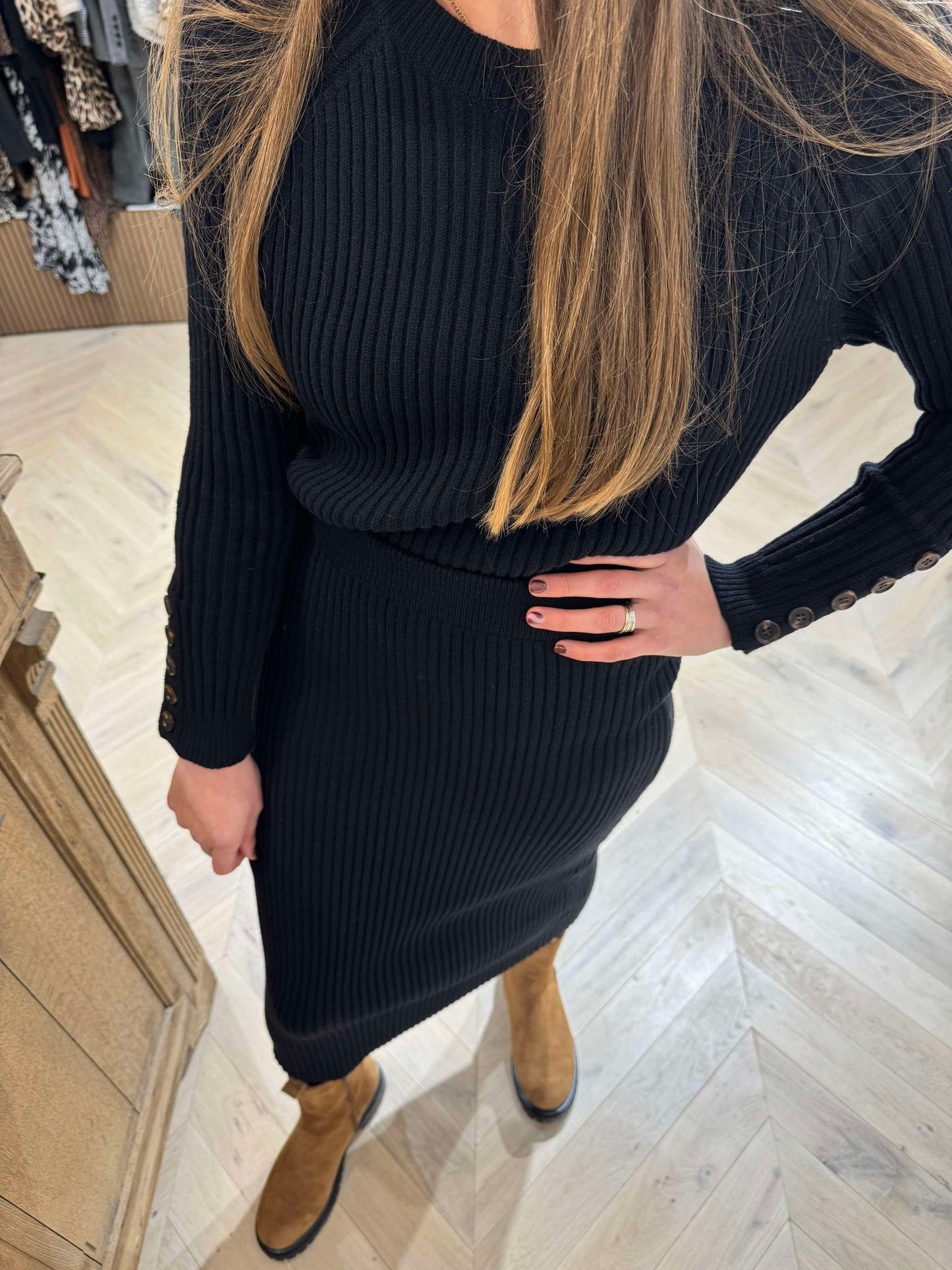 PULL MAILLE NOIR