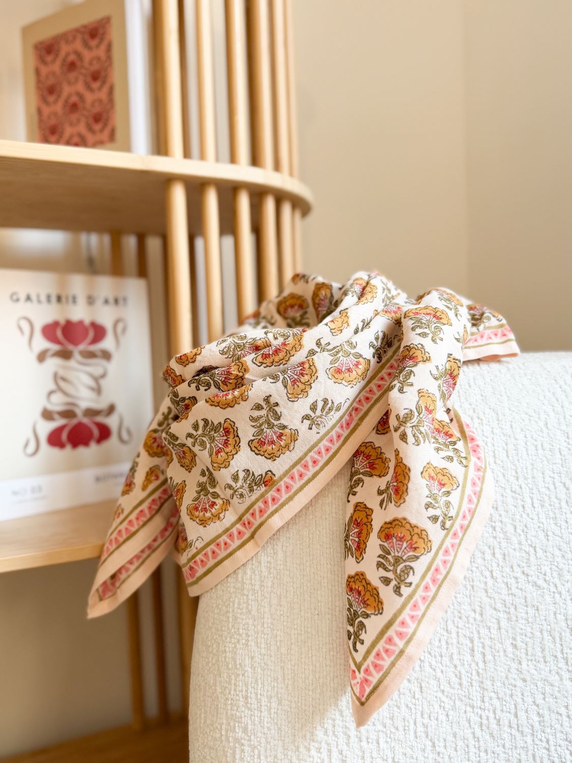 Foulard Namaste Ecru - 100cm