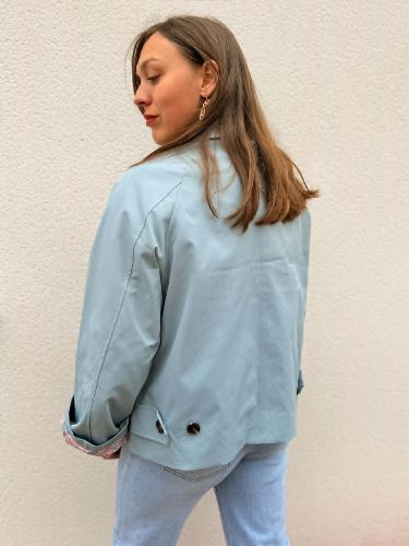 Trench bleu ciel