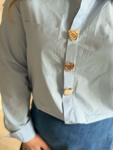 Chemise bleu ciel - Love