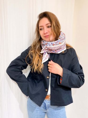 Trench court Hortense - Marine