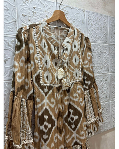 ROBE BOHEME BEIGE