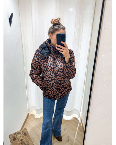 DOUDOUNE LEOPARD REVERSIBLE
