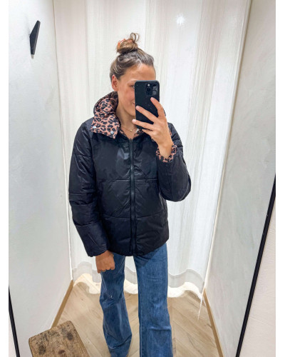 DOUDOUNE LEOPARD REVERSIBLE