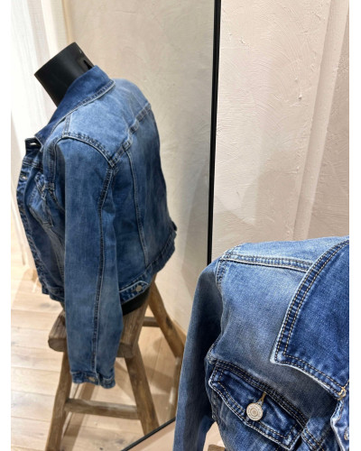 VESTE JEAN BRUT