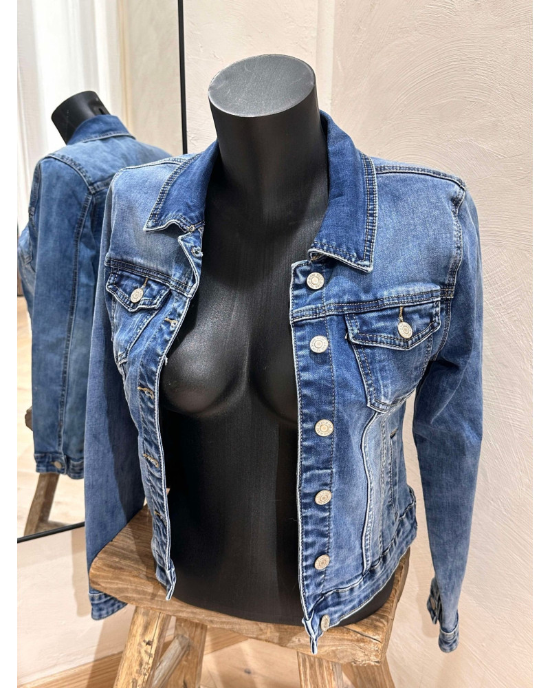 VESTE JEAN BRUT