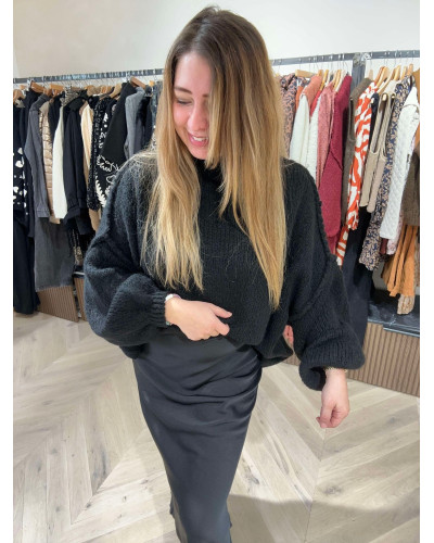 PULL MAXI NOIR