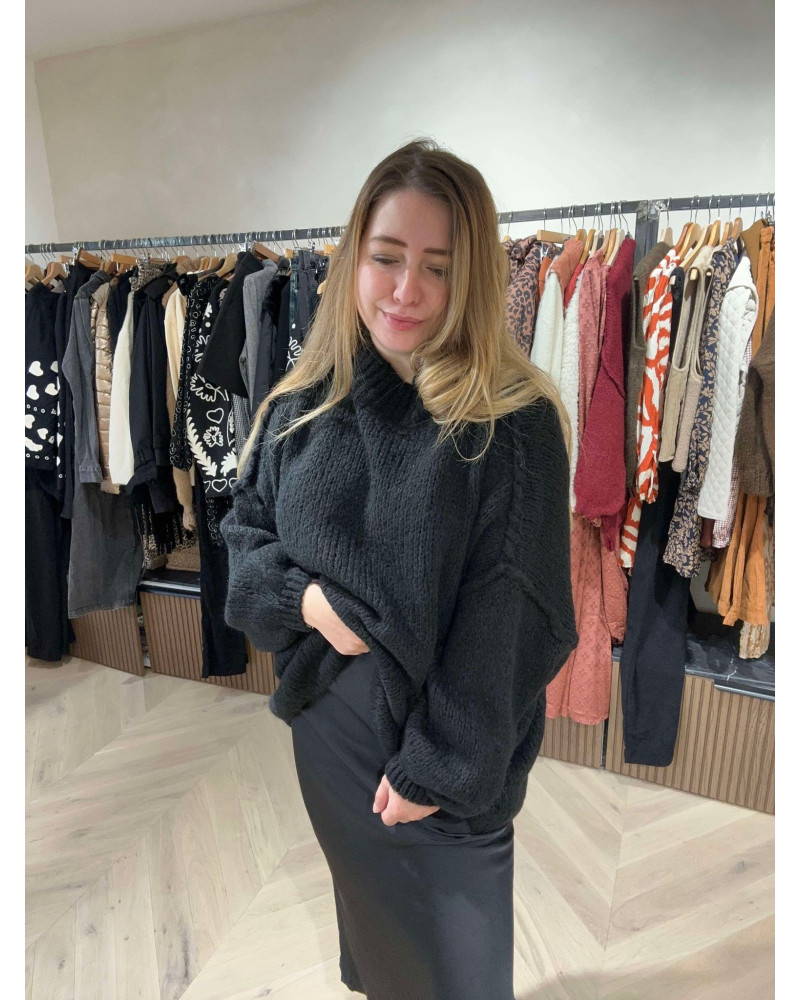 PULL MAXI NOIR