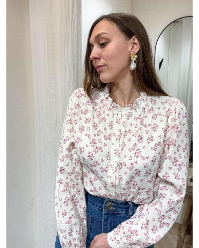 PULL SANS MANCHE ROSE