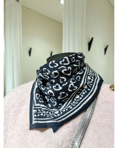 Foulard Leo gris petit