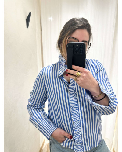 Chemise rayure bleu