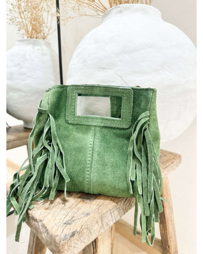 PETIT SAC FRANGES VERT