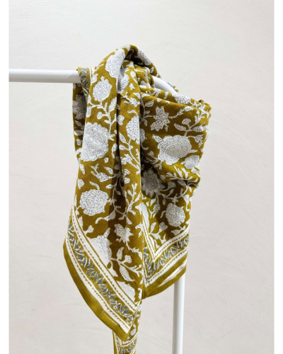 Foulard Tupia Absynthe grand