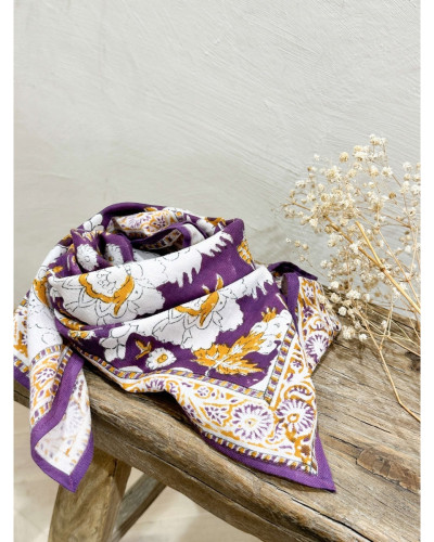 Foulard Vishnu prune petit