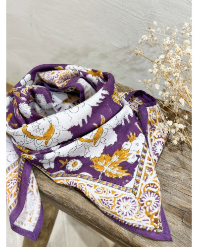 Foulard Vishnu prune petit