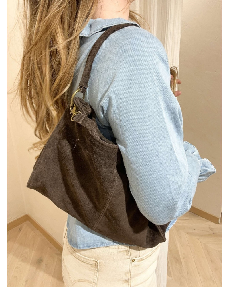 Sac cuir de vachette marron