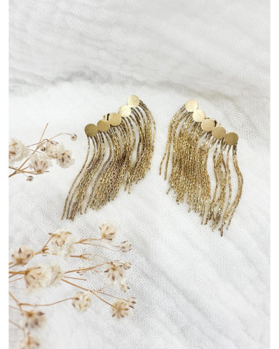 Boucles d'oreille à franges