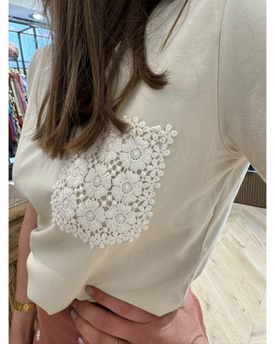 Jupe short terracotta