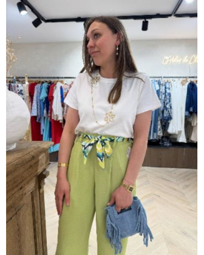 Pantalon vert pomme
