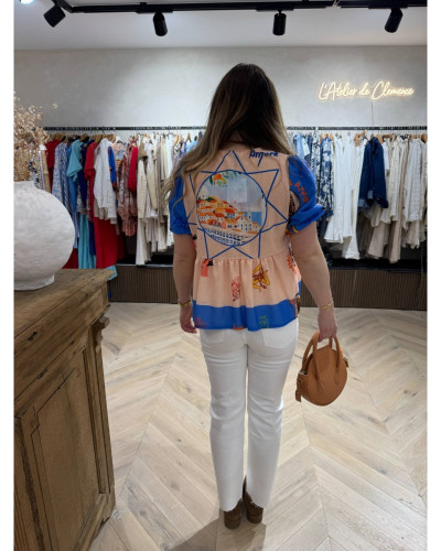 Jeans Maryline blanc straight