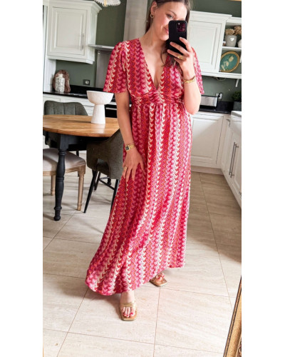 Robe longue tricot