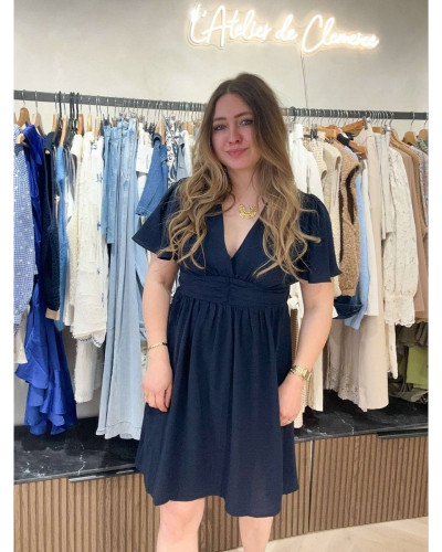 Robe Lina bleu marine