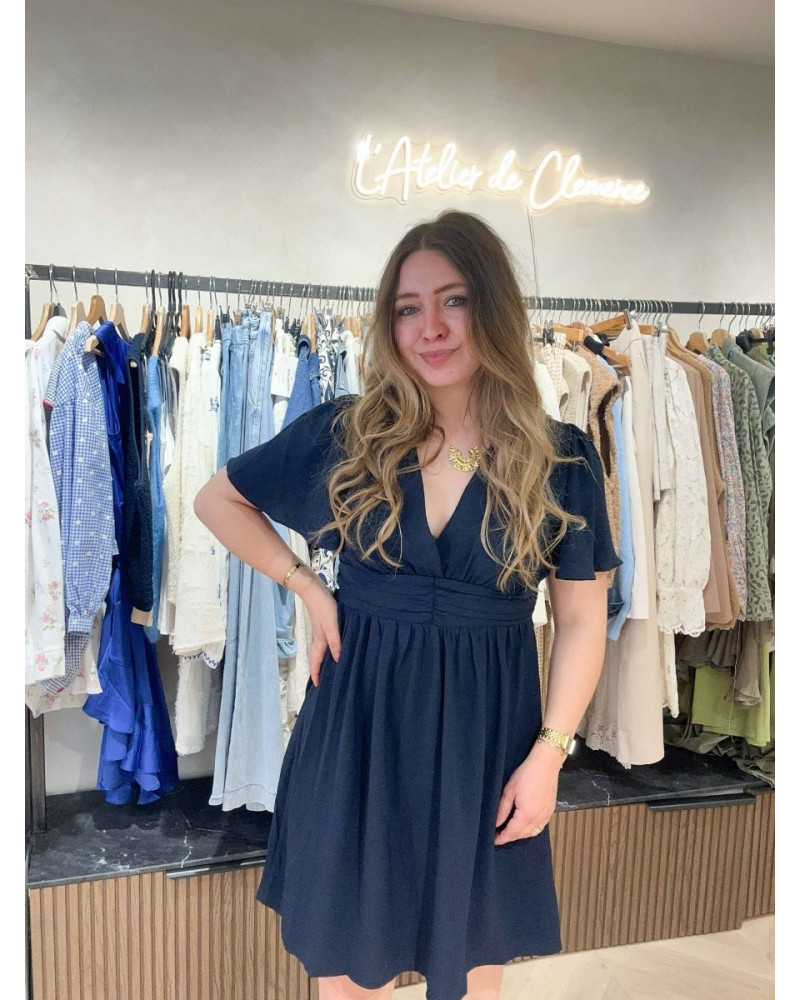 Robe Lina bleu marine