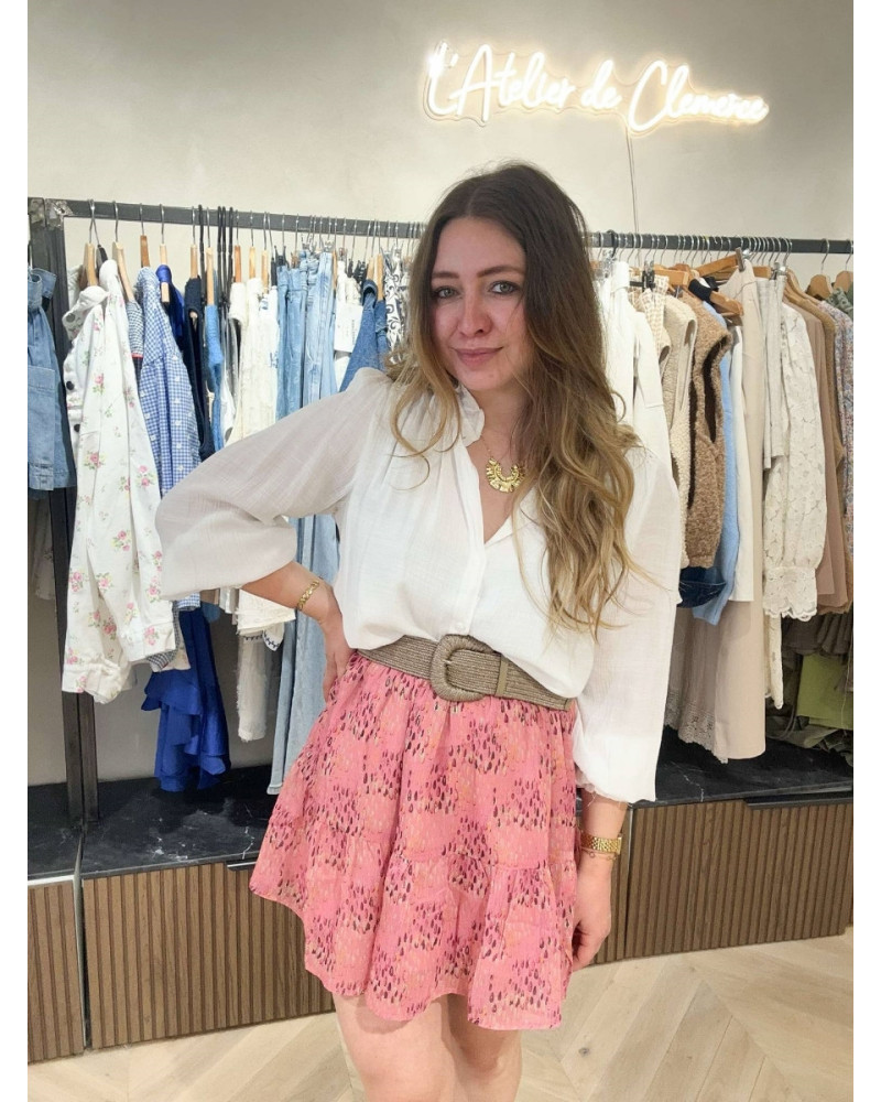 Blouse blanche fluide Eva