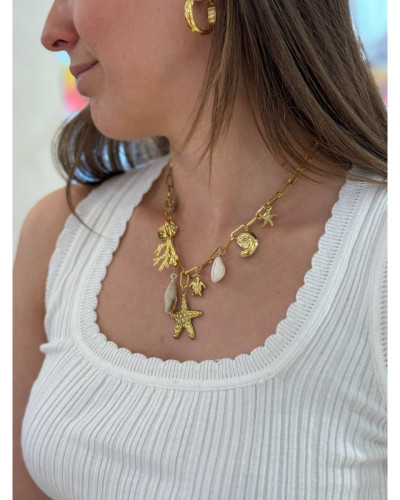 débardeur maille blanc