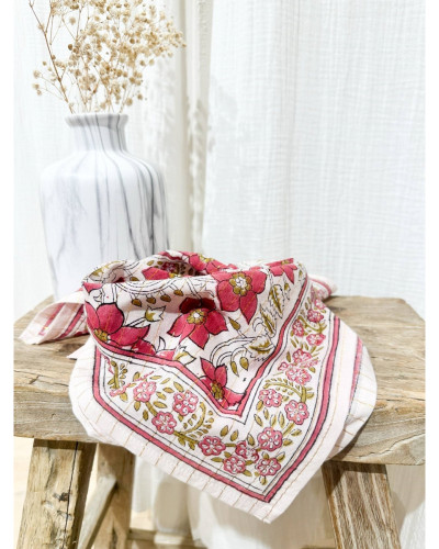 Foulard pink 50cm