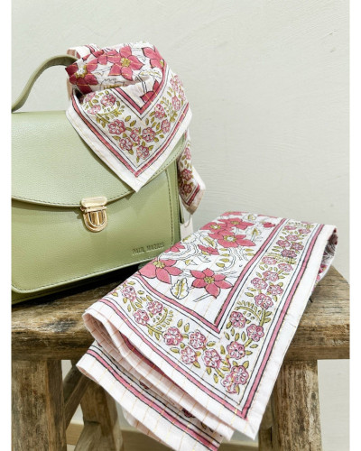 Foulard  Pink Lurex 100 cm