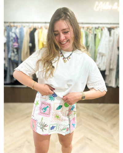 Jupe short crustacé