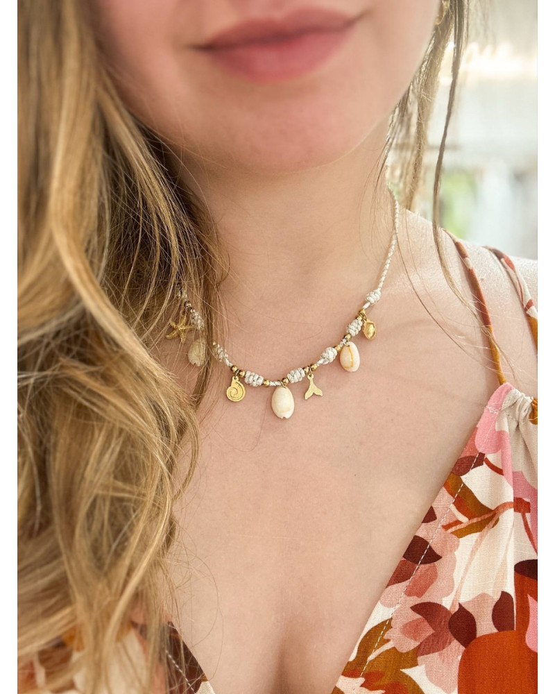 Collier coquillage