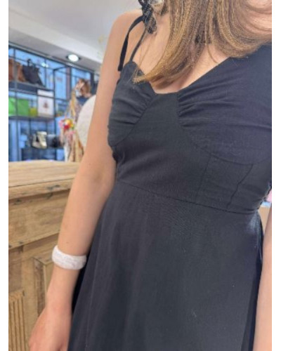 robe noire bohème