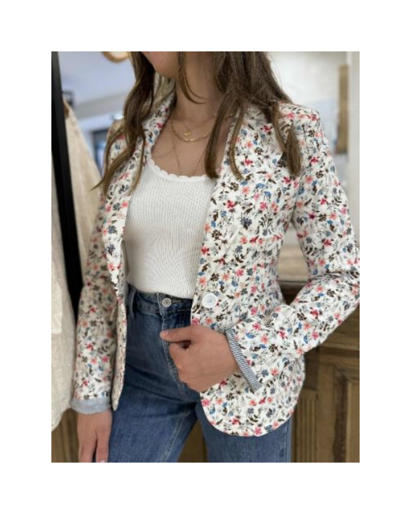 Blazer fleurs