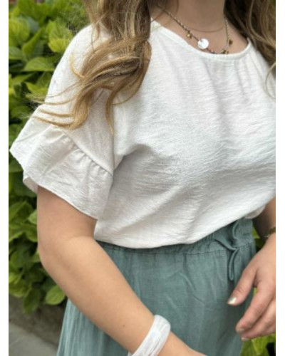 Top fluide blanc