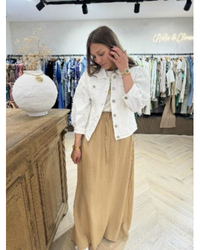 Veste blanche manches 3/4