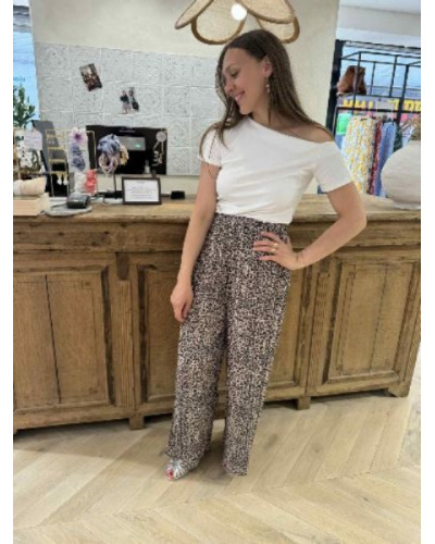 pantalon leopard