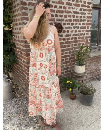 robe longue imprimée