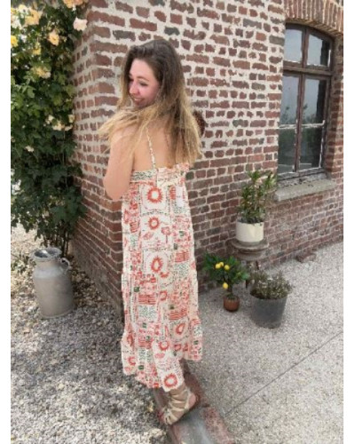 robe longue imprimée
