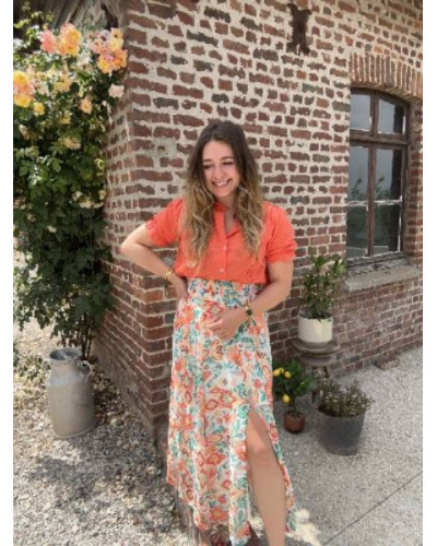 blouse corail