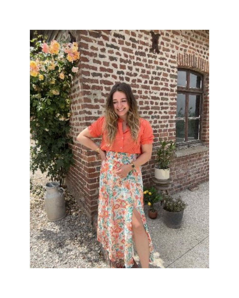 blouse corail