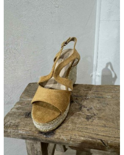 espadrille suédine camel