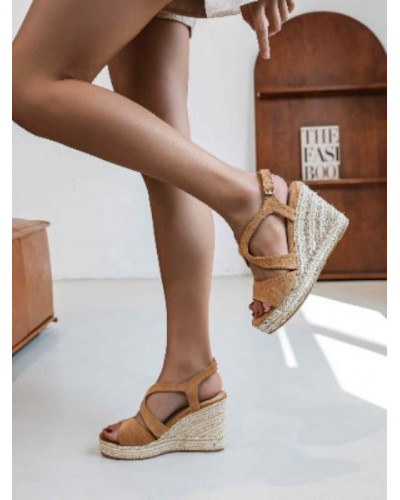 espadrille suédine camel