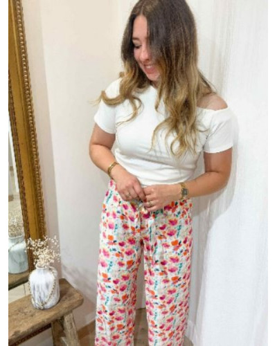 Haut asymétrique blanc